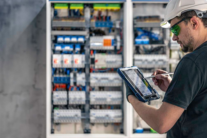 Residential electrical panel managing solar energy input